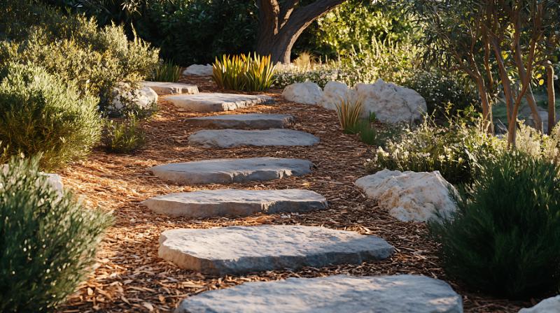 Mulch and Rock Beds